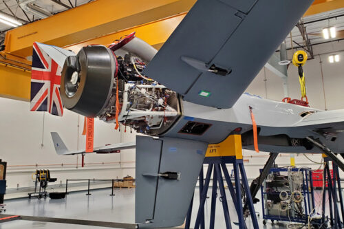 GA-ASI installs first V-Tail from GKN Aerospace onto MQ-9B RPA