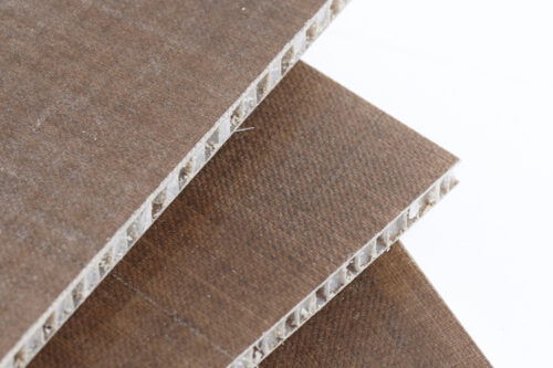 Sustainable lightweight thermoplastic honeycomb panel with flax fibre composites to replace glass and carbon fibre materials
