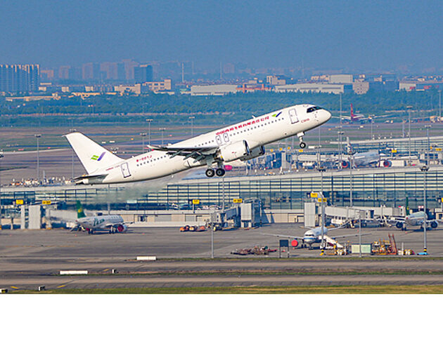 China’s first homemade C919 passenger airplane completes flight test