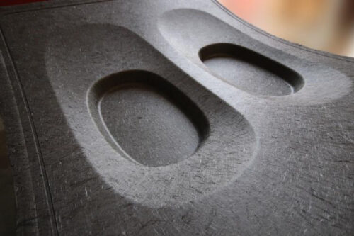Cannon Ergos collaborates with Boeing to mould thermoplastic composite aircraft sidewall panels using recycled carbon fibre