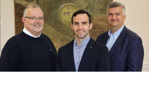 Pictured (l-r) at NovaUCD are PlasmaBound co-founders, Alan Barry, Dr James Nicholas Barry and Xavier Montibert.