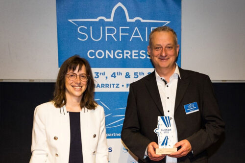 Corso Magenta reçoit le Sustainbility Award lors du congrès Surfair