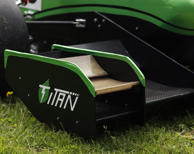 Titan race car features rPET honeycomb in front wing to withstand forces 1000 times its own weight