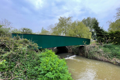 Island composite companies design and engineer sustainable footbridge at Newchurch Shute