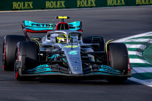 A present-day Mercedes Formula 1 car (credit: Shutterstock)