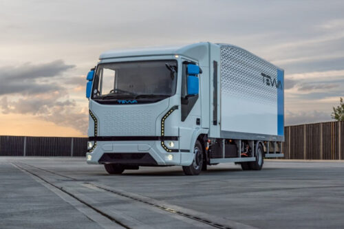 Tevva Motor's Hydrogen-Electric Truck which utilizes Loop Energy's fuel cell system (Photo: Business Wire)