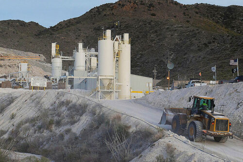 Active mining at Imerys Marble Inc. in Sahuarita at limestone quarry. Photo: Burley Packwood)
