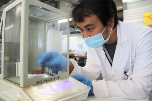 IMDEA Materials researcher Dr. Xuebao Lin has been working on a new range of recyclable sandwich-structured composites that could replace environmentally harmful materials used in a range of industries.