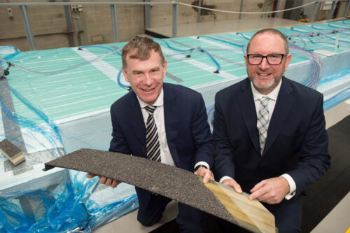 Hon. Nick Champion MP, South Australia’s Minister for Trade and Investment with Nick Wotton, CEO of SIS Australia