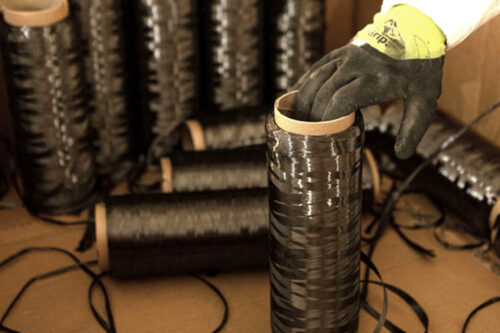 Carbon Fiber Recycling now accepts used carbon fiber bobbin waste