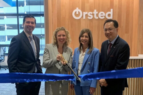 Ørsted holds ribbon-cutting ceremony in new Newark office, in the New Jersey