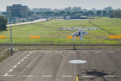 Italy’s first vertiport deployed at Fiumicino airport