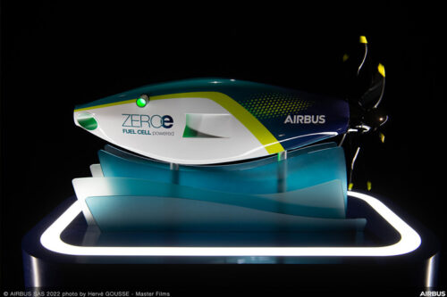 Airbus reveals hydrogen-powered zero-emission engine