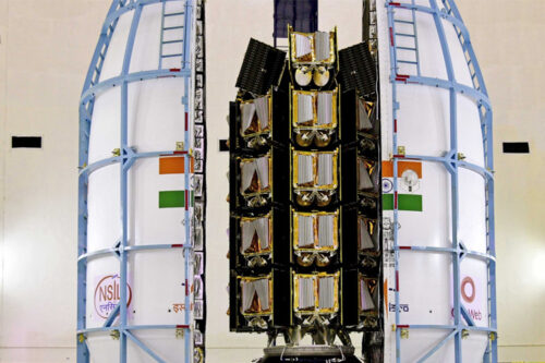 Beyond Gravity delivered key products for OneWeb’s first launch from India