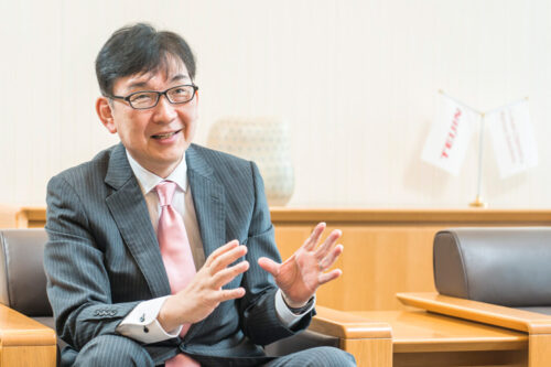 New President and CEO of Teijin Limited, Akimoto Uchikawa