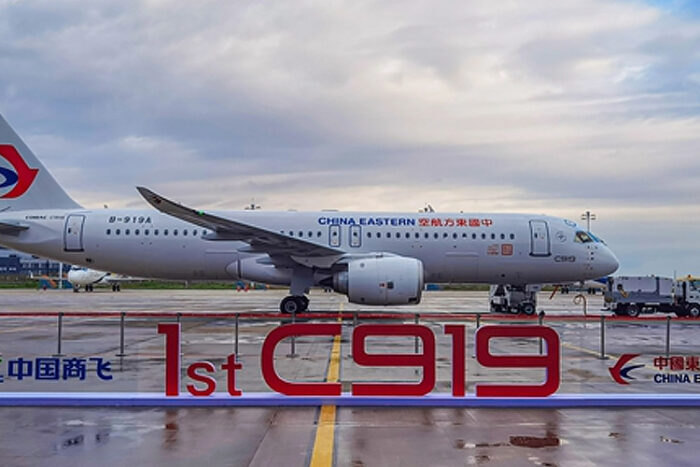 China’s first C919 delivered to airline (Credit: COMAC)