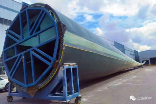 Swancor applied its epoxy infusion resin to S112m wind power blades (credit : Swancor)