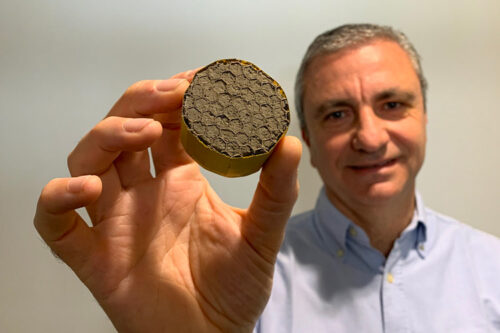 Professor Michele Meo say suspending the aerogel within honeycomb structures inside a plane's engines could significantly cut noise