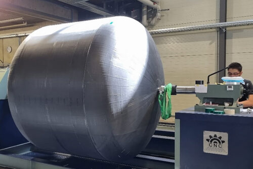 HyImpulse and partner Adamant Composites achieve success in hydrostatic burst test of linerless CFRP oxygen tank