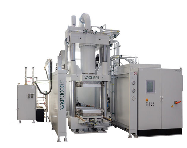Wickert Maschinenbau unveils the fastest heating-cooling press at JEC World 2023