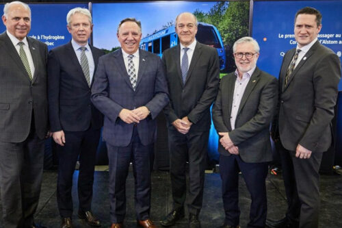 Pierre Fitzgibbon, Michael Keroullé, Francois Legault, Claude Choquette, Luc Harnois, Benoit Charette
