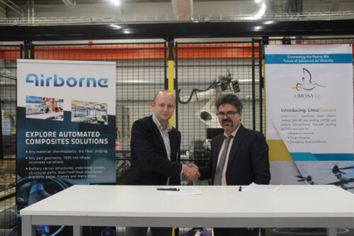 Limosa Inc. partners with Airborne for prototyping and automated production of composite airframes