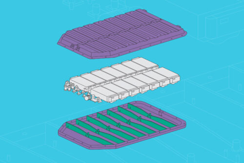 Solvay’s Composite Material Battery Enclosure Design Concept. (Photo: Solvay, PR052)