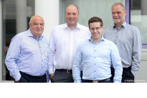 The managing directors of DataPhysics Instruments (from left to right): Horst Rau, Nils Langer, Dr Sebastian Schaubach and Jens Ole Wund. Copyright: Barbara Sommer