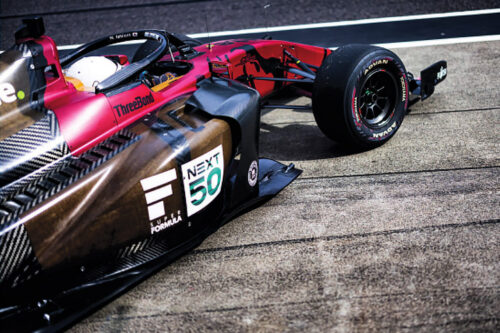 A solution with about 70% flax composite and only 30% carbon fibre was identified as the high-performance sweet spot ©Bcomp & Super Formula