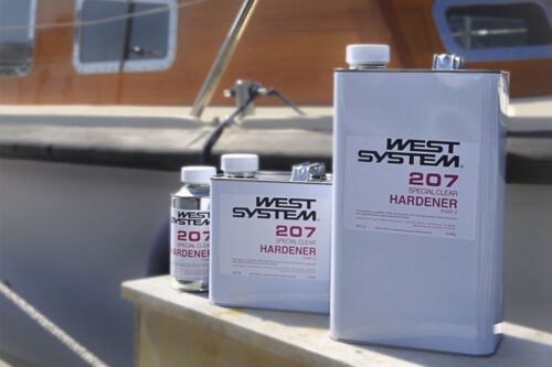 West System 207 special coating reformulated to 207 special clear hardener