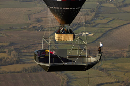 The world’s first floating skatepark at over 2,000ft in the sky