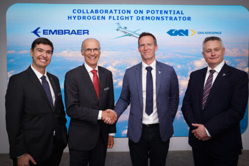 Embraer and GKN Aerospace to collaborate on potential hydrogen flight demonstrator
