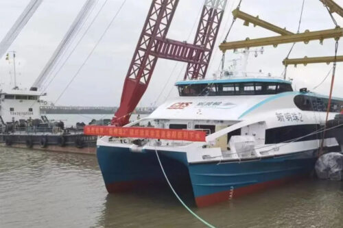 China's CSSC unveils first 500-passenger carbon fibre ship in Guangzhou