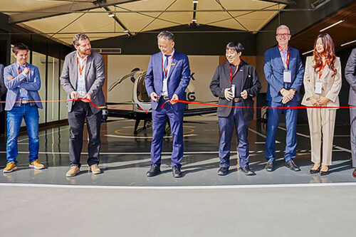 EHang inaugurates its European urban air mobility center for unmanned eVTOLs