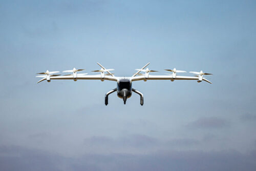 Archer's Midnight eVTOL aircraft in flight. (Photo: Business Wire)