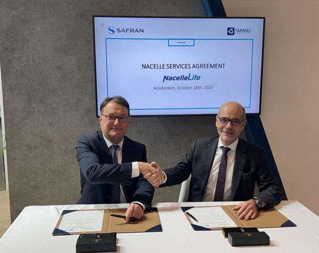 Safran signs a NacelleLife™ services agreement with Tarmac Aerosave for Airbus fleet maintenance across its sites