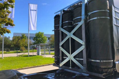 The first certified H2 tank with 700 bar and 350 litres is now approved for on-road use