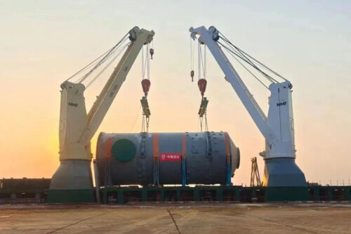 Zhongfu Lianzhong exports fibreglass equipment to India