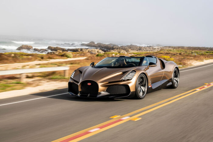 The Bugatti W16 Mistral coming in