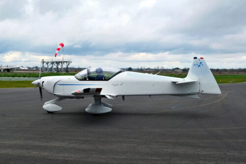 Successful power-on for Integral E, the french two-seater electric aircraft