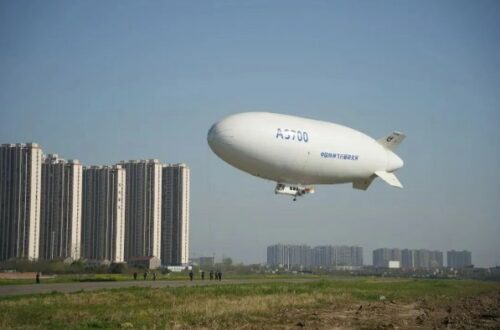 AS700 civil manned airship developed by Aviation Industry Corporation of China (AVIC)