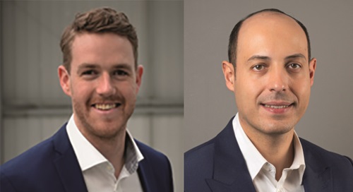 Rowan Carstensen, Co-founder, Andrea Savi, Co-founder, Flyber aerospace composites