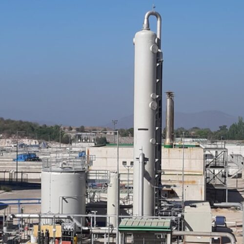 Gas scrubbers manufactured by Tecniplas