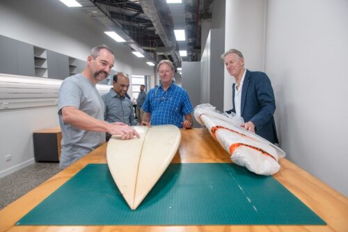 Gowings and ACM CRC partnership for an advanced manufactured travel surfboard