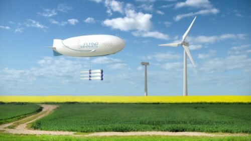 Flying Whales' airship with carbon fiber tubes
