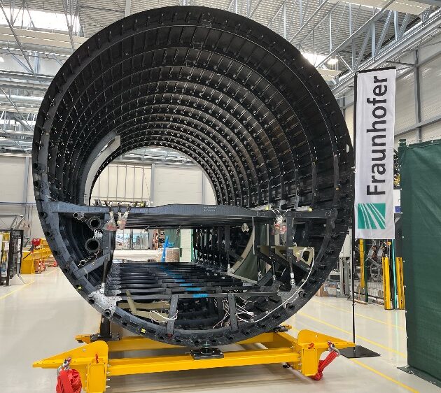 New architecture for automated production of the world’s largest thermoplastic aircraft fuselage demonstrated on a 1:1 scale