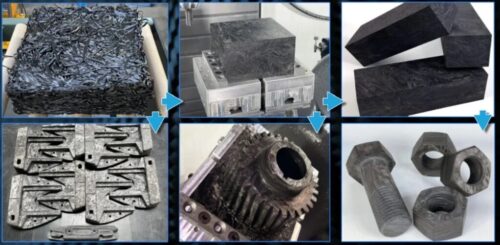 Elevated Materials' scrap prepreg material upcycling process