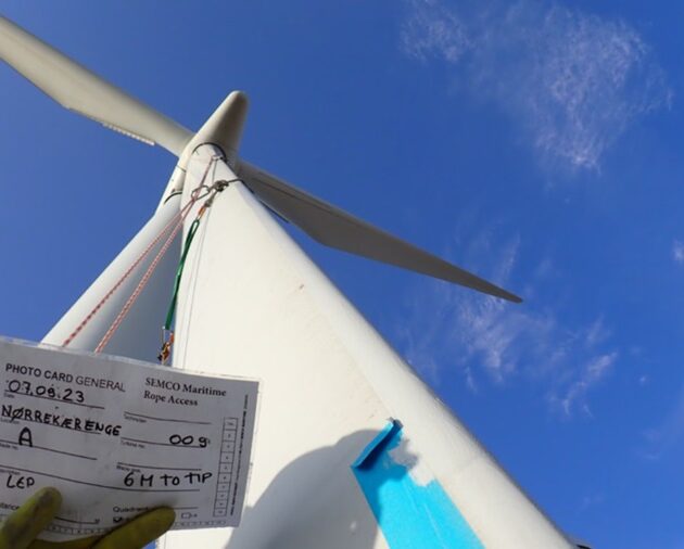 Polymeric leading edge protection extends lifespan of 42 wind turbine blades