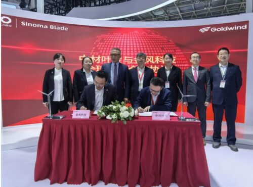 Sinoma Blade and Goldwind Technology cooperation agreement