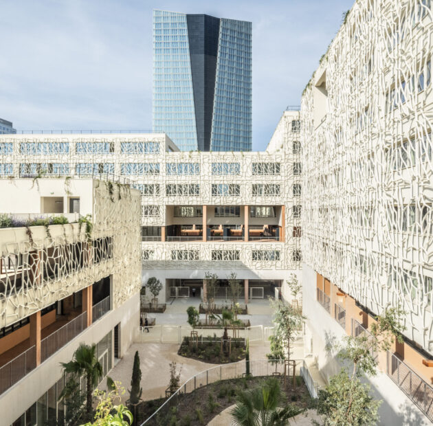 Bcomp’s flax composite used by Temca to create cladding for shading an international school building